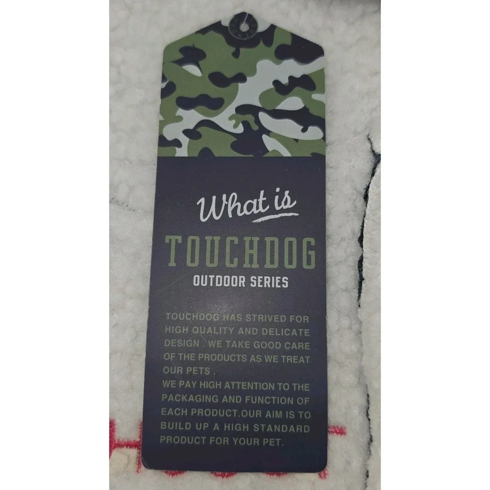 Touchdog Tuskegee Aero-Vintage Design Outdoor Series Winter Dog Coat Small NWT